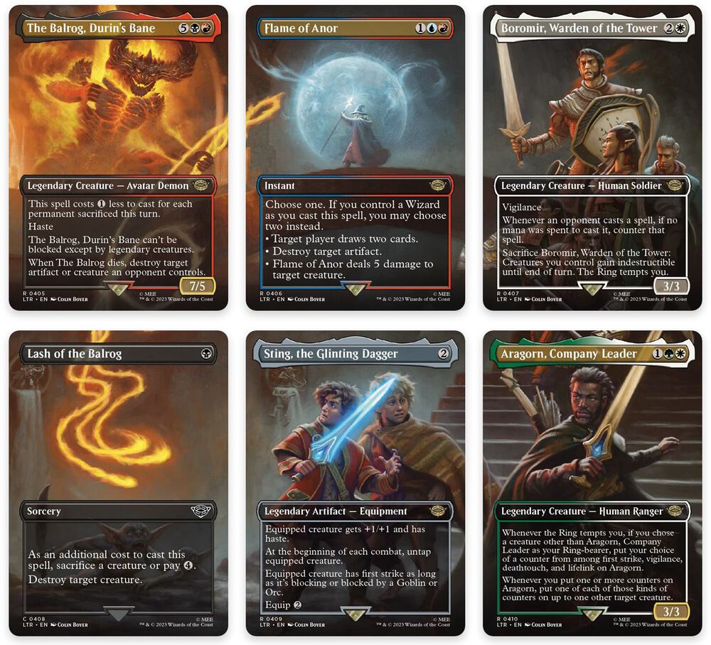 Bridge of Khazad-dum Scene [Set of 6]