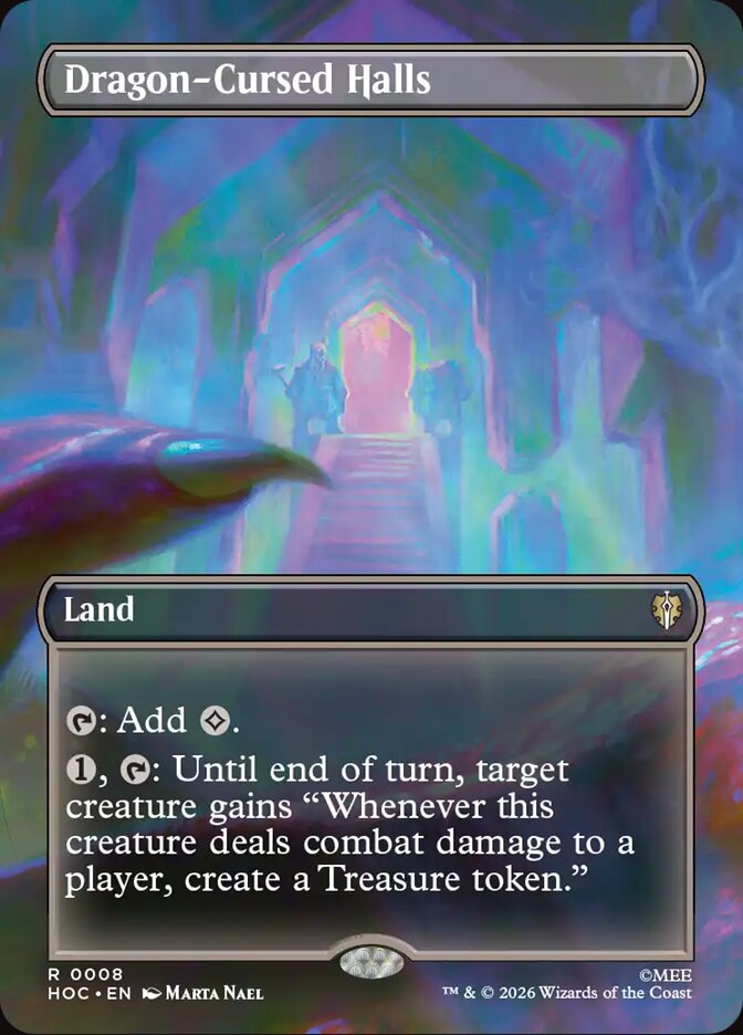 Dragon-Cursed Halls (Borderless)