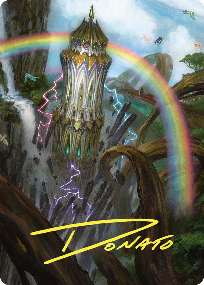 Command Tower Art Card (Gold-Stamped Signature)