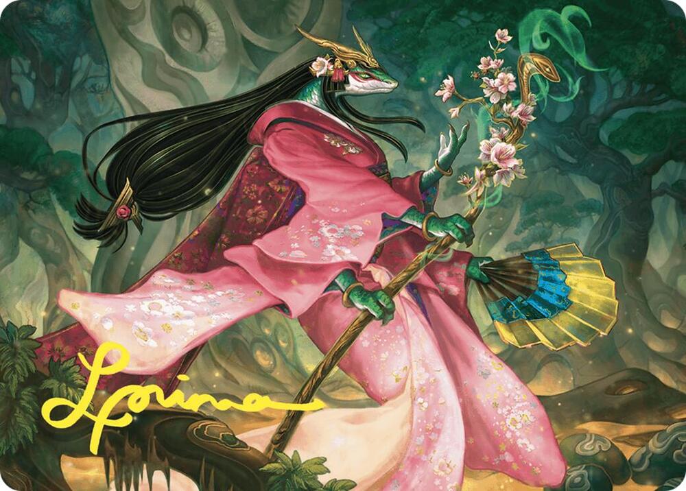 Sakiko, Mother of Summer Art Card (Gold-Stamped Signature)