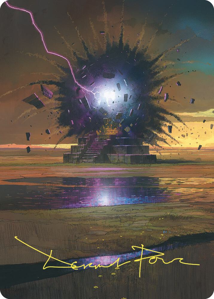 Return to Dust Art Card (Gold-Stamped Signature)