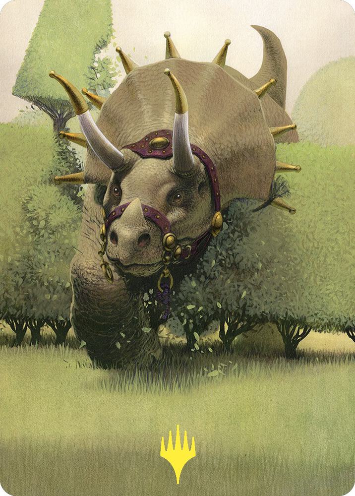 Regal Behemoth Art Card (Gold-Stamped)