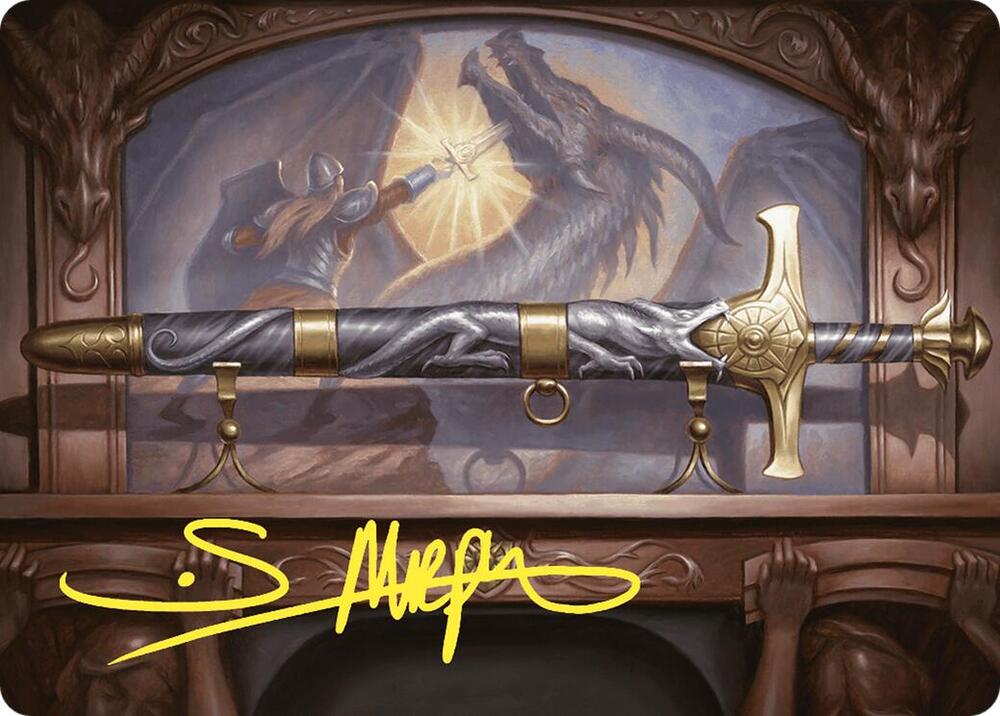 Ancestral Blade Art Card (Gold-Stamped Signature)