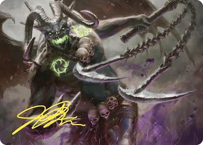 Archfiend of Despair Art Card (Gold-Stamped Signature)