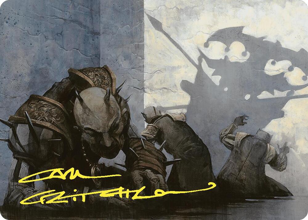 Decree of Pain Art Card (Gold-Stamped Signature)