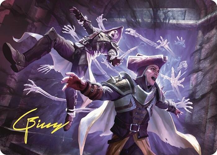 Grave Pact Art Card (Gold-Stamped Signature)