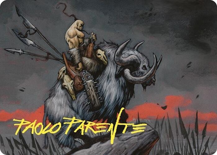 Godo, Bandit Warlord Art Card (Gold-Stamped Signature)