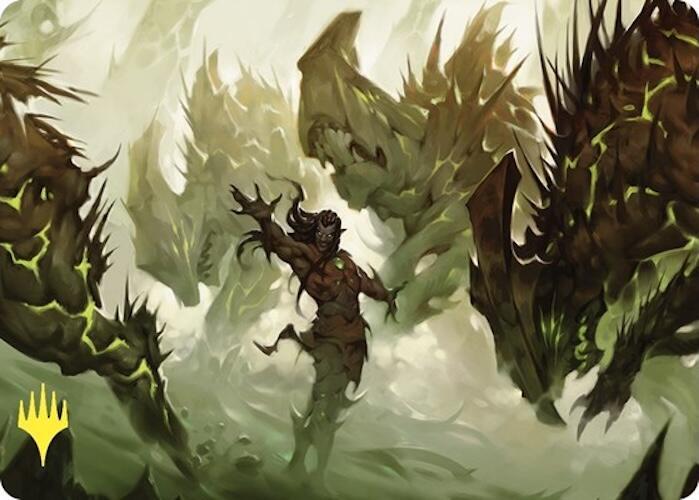 Ezuri's Predation Art Card (Gold-Stamped)