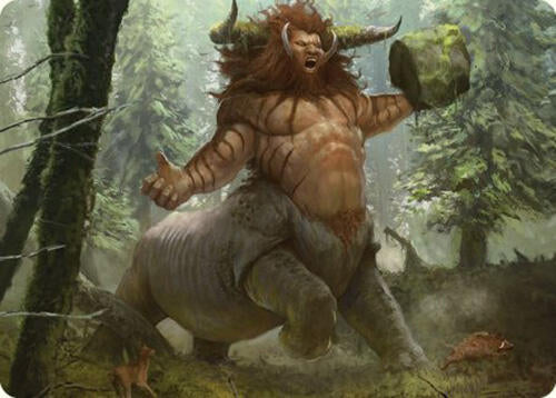 Stonehoof Chieftain Art Card
