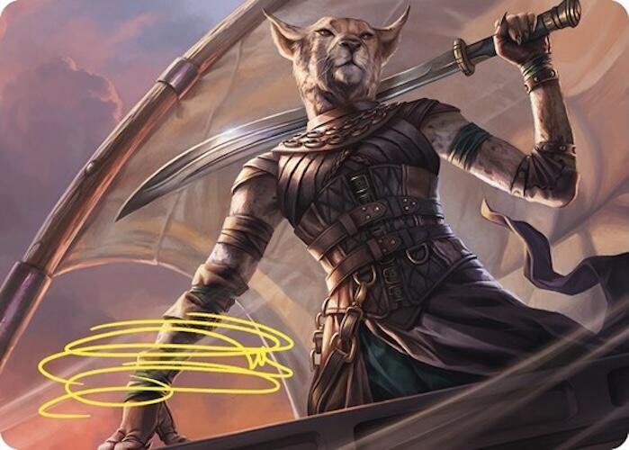 Mirri, Weatherlight Duelist Art Card (Gold-Stamped Signature)