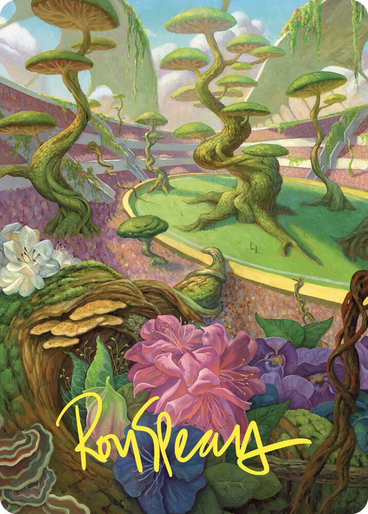 Undergrowth Stadium Art Card (Gold-Stamped Signature)