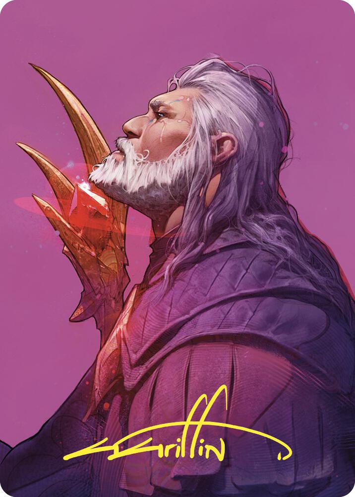 Urza, Lord High Artificer Art Card (Gold-Stamped Signature)