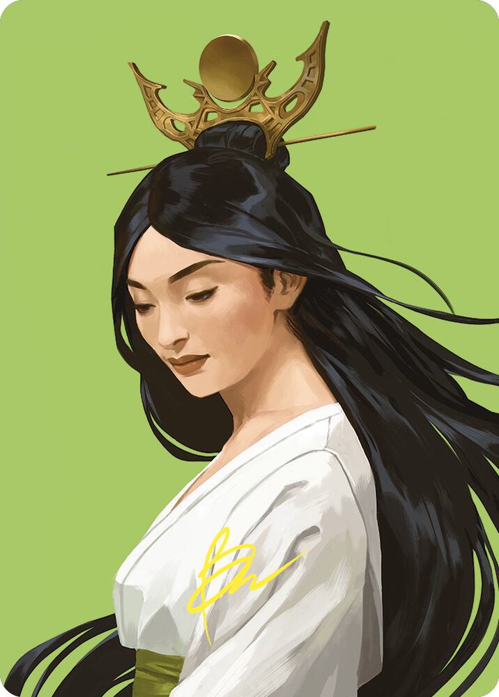 Azusa, Lost but Seeking Art Card (Gold-Stamped Signature)