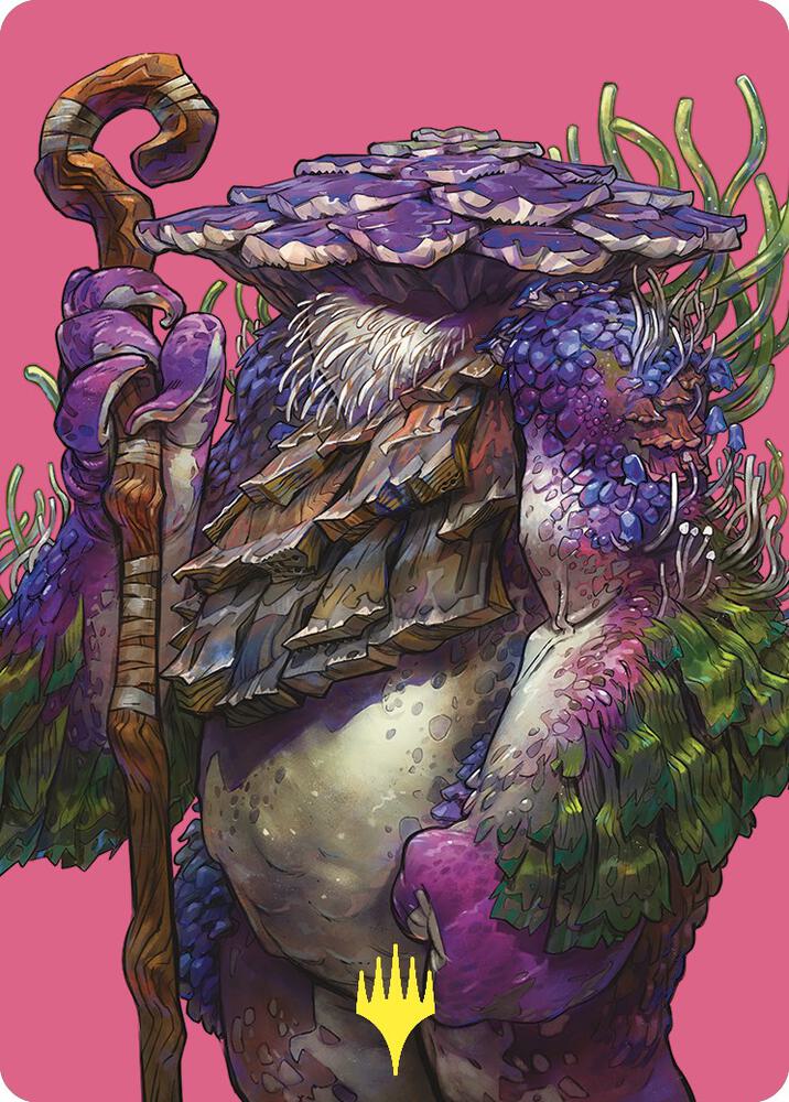 Slimefoot, the Stowaway Art Card (Gold-Stamped)