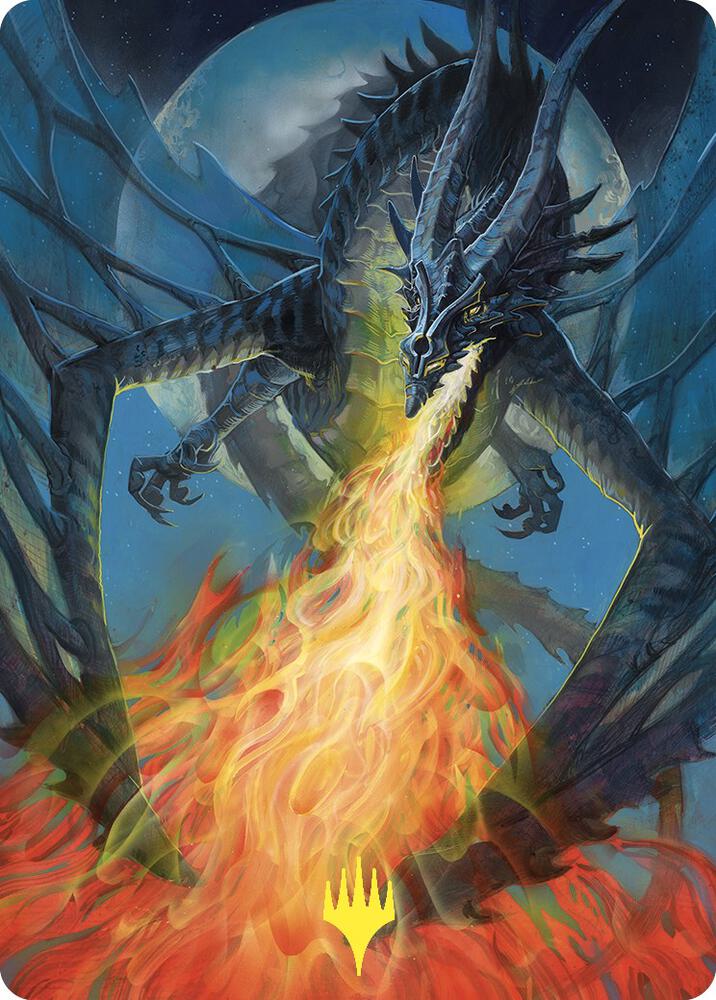 Balefire Dragon Art Card (Gold-Stamped)