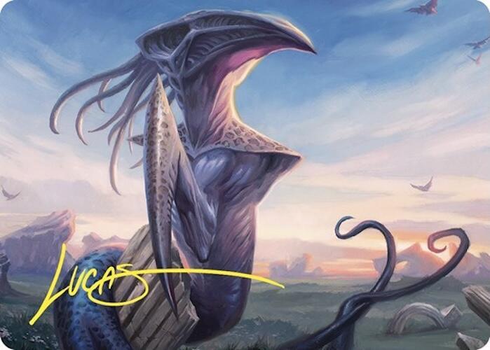 Sentinel Sliver Art Card (Gold-Stamped Signature)