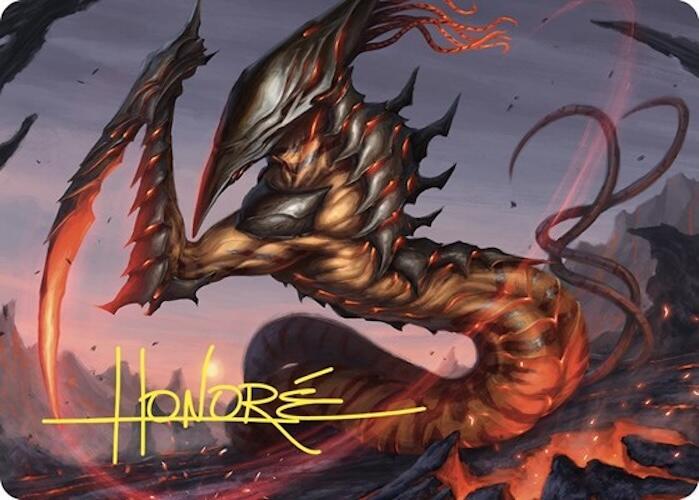 Blade Sliver Art Card (Gold-Stamped Signature)