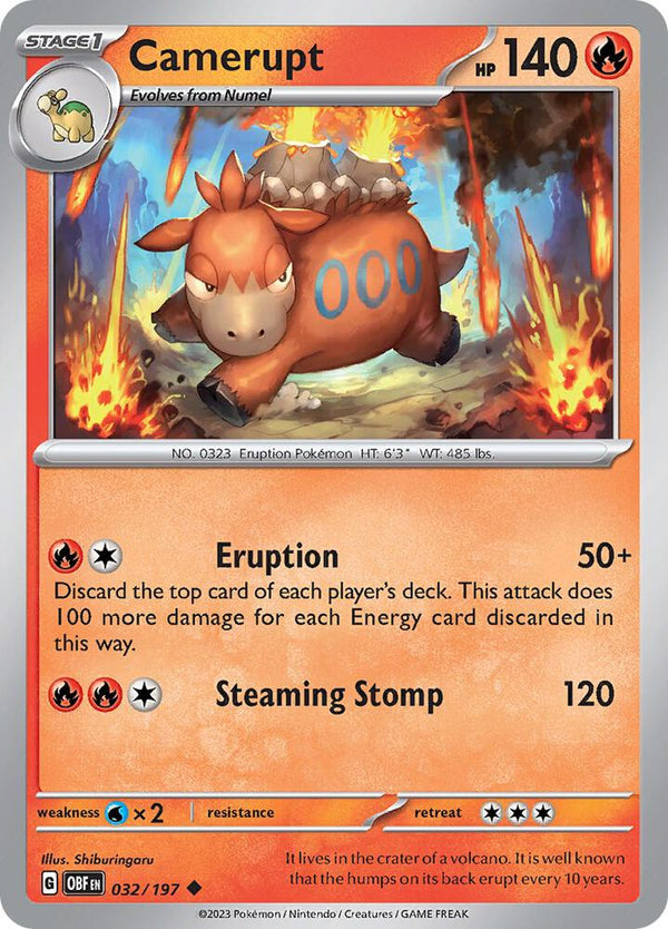 Camerupt - Pokémon