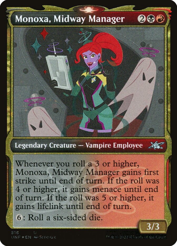 Monoxa, Midway Manager (Showcase) (Galaxy Foil)