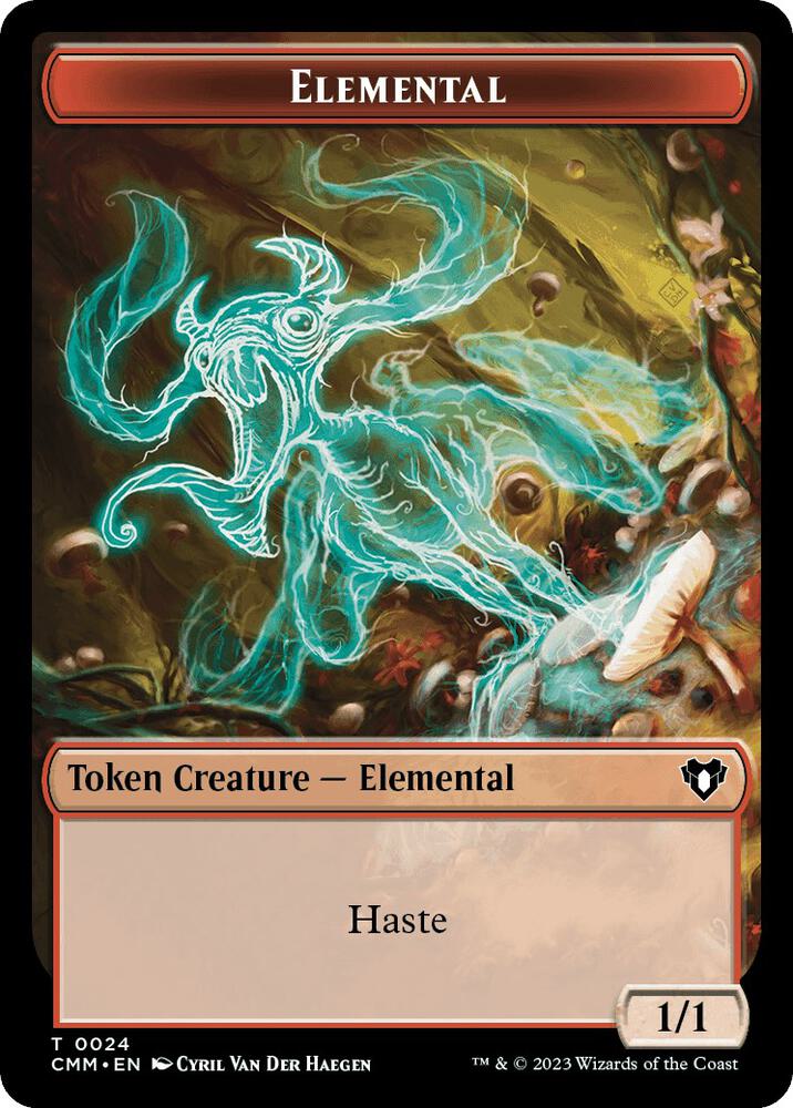 Elemental (0024) // Cat (0005) Double-Sided Token