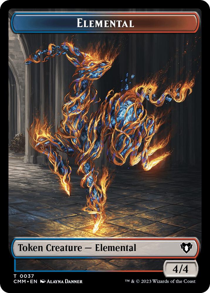Elemental (0037) // Human Soldier Double-Sided Token