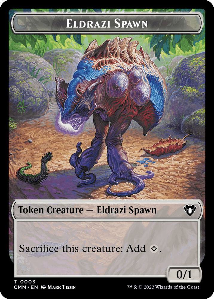 Eldrazi Spawn // Elemental (0025) Double-Sided Token