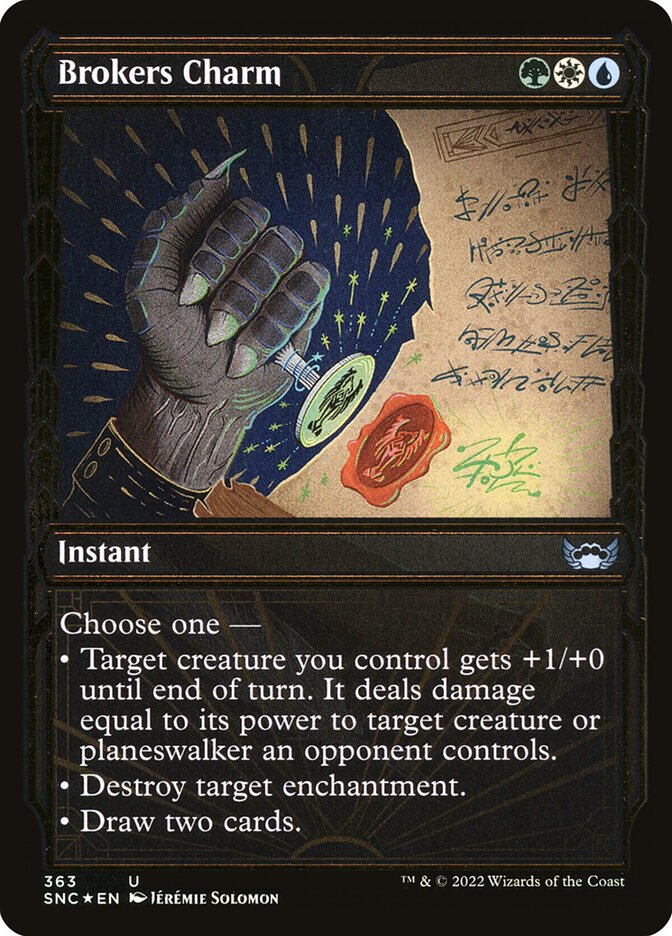 Brokers Charm (Gilded Foil)