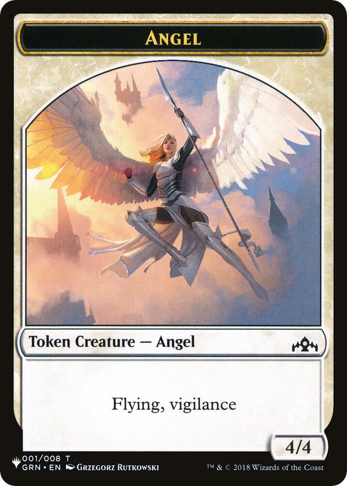 Angel // Warrior Double-Sided Token