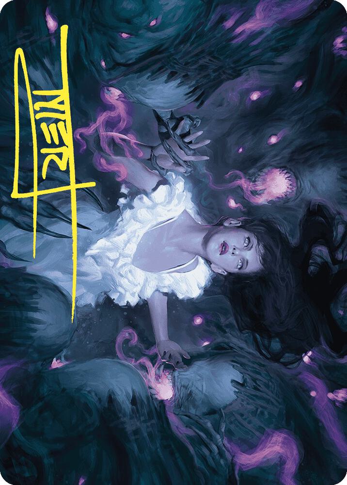 Neva, Stalked by Nightmares Art Card (Gold-Stamped Signature)