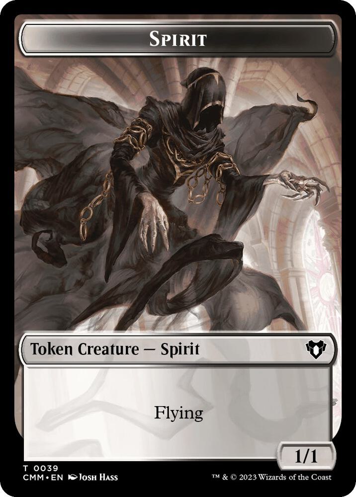 Spirit (0039) // Elf Druid Double-Sided Token