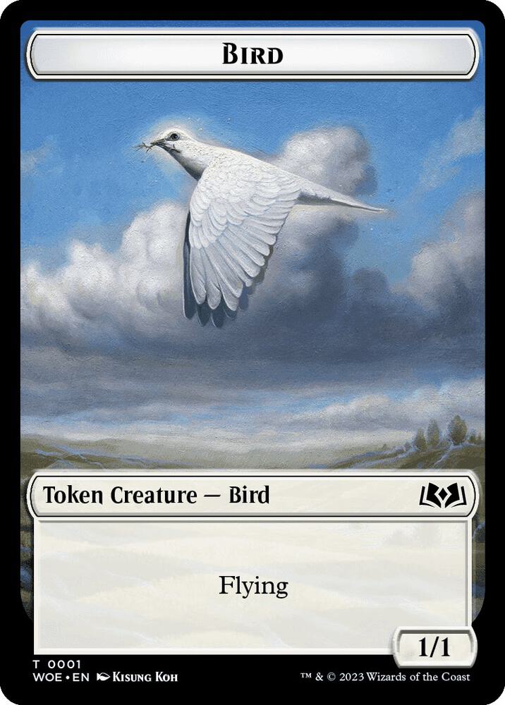 Bird // Food (0012) Double-Sided Token