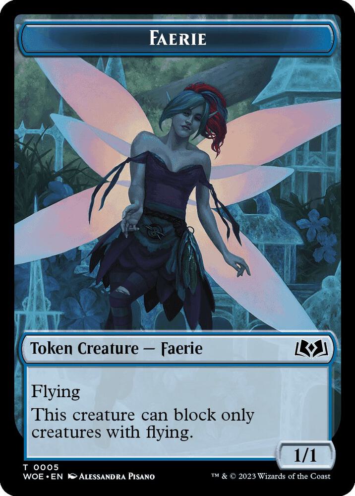 Faerie // Food (0010) Double-Sided Token