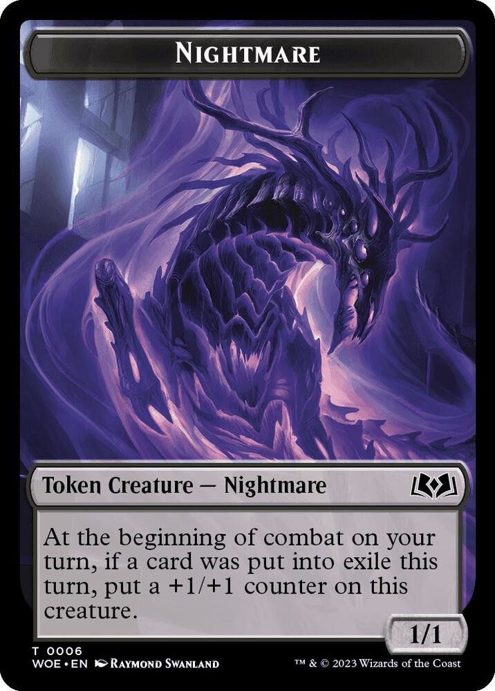Nightmare // Food (0011) Double-Sided Token