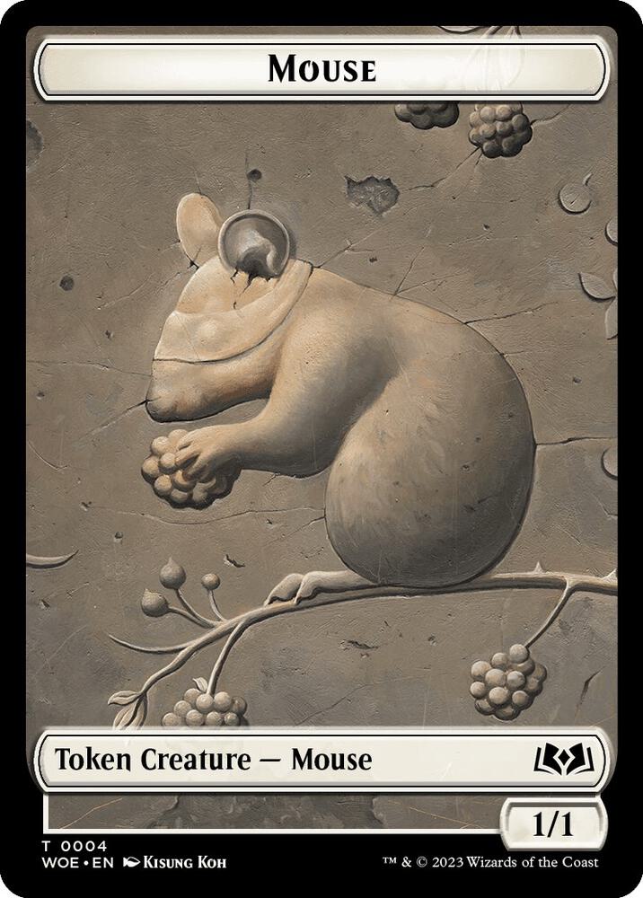 Mouse // Food (0011) Double-Sided Token