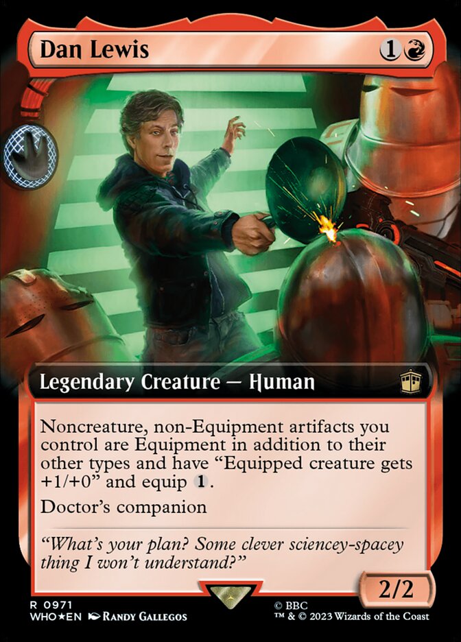 Dan Lewis (Extended Art) (Surge Foil)