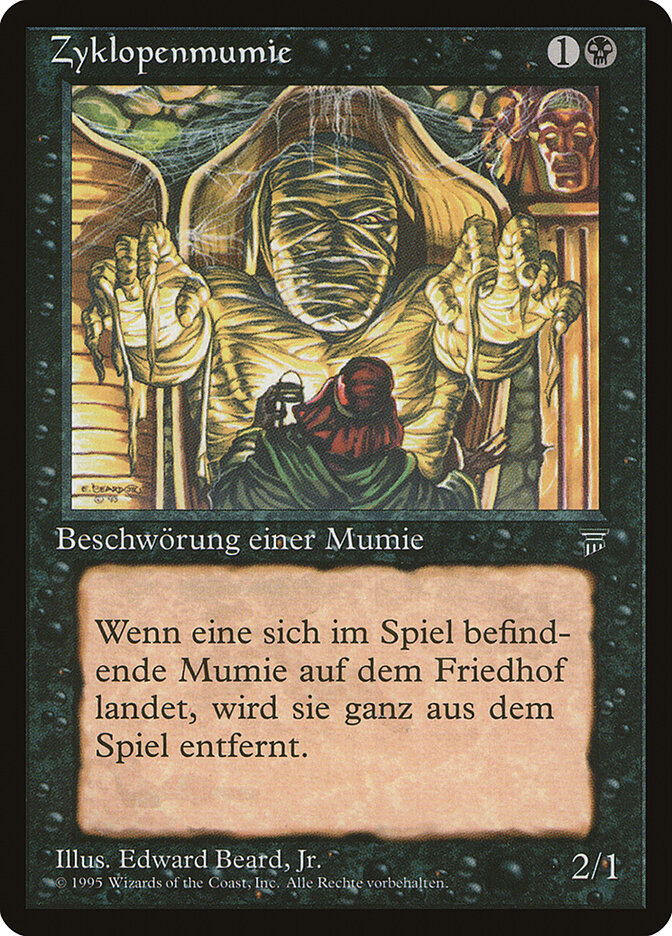 Cyclopean Mummy (German) - "Zyklopenmumie"