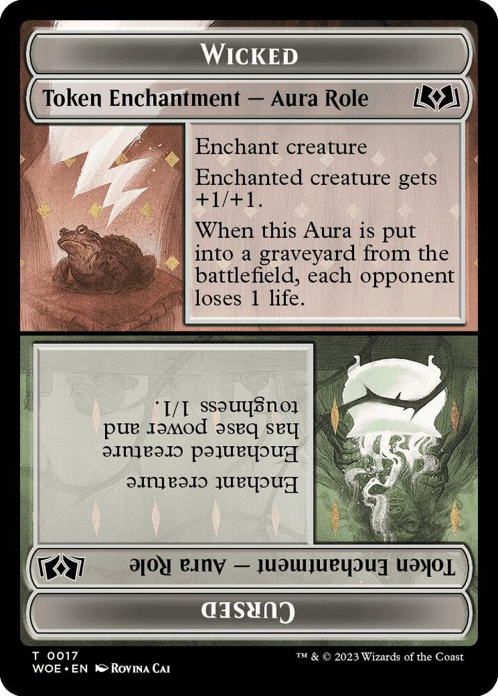 Wicked Role / Cursed Role // Emblem - On An Adventure Double-Sided Token