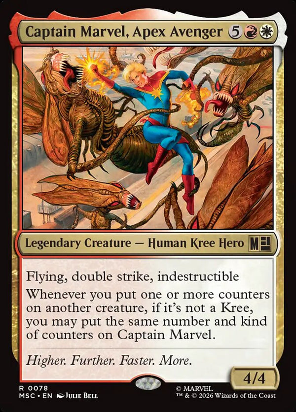 Captain Marvel, Apex Avenger - Magic: The Gathering