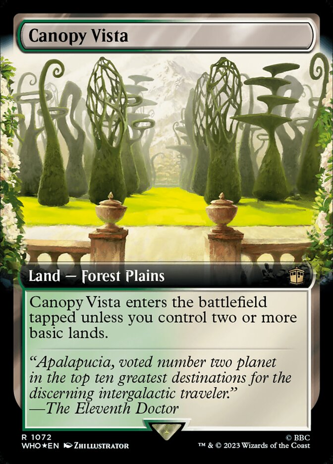 Canopy Vista (Extended Art) (Surge Foil)