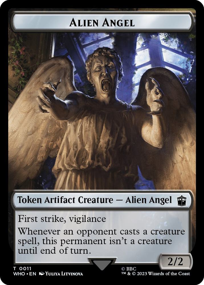 Alien Angel // Food (0027) Double-Sided Token