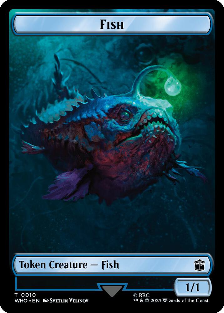 Fish // Treasure (0029) Double-Sided Token