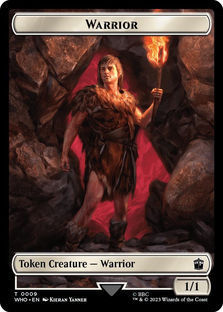 Warrior // Treasure (0029) Double-Sided Token