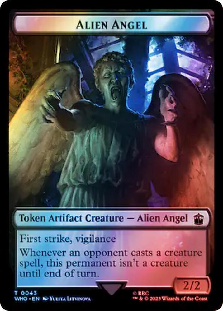 Alien Angel // Alien Salamander Double-Sided Token (Surge Foil)