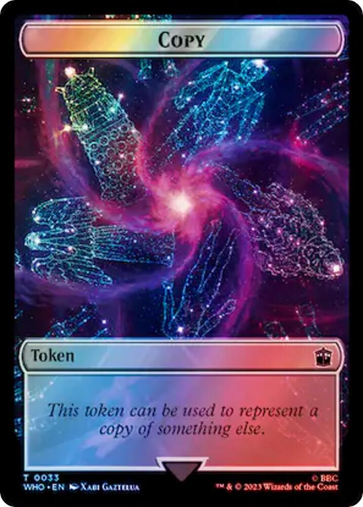 Copy // Clue (0054) Double-Sided Token (Surge Foil)