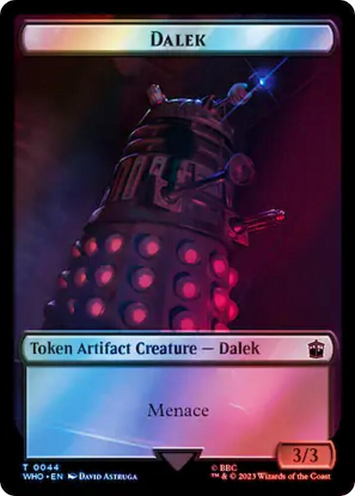 Dalek // Food (0058) Double-Sided Token (Surge Foil)