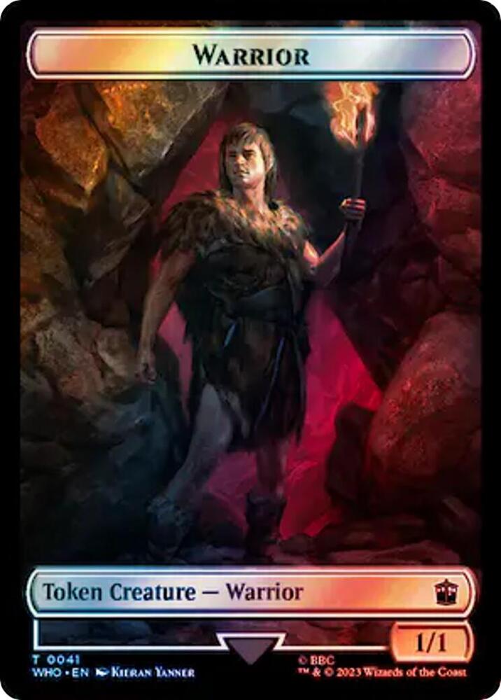Warrior // Food (0058) Double-Sided Token (Surge Foil)