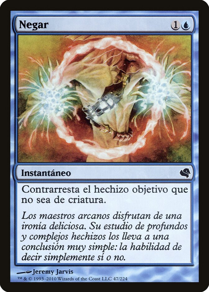 Negate (Spanish) - "Negar"
