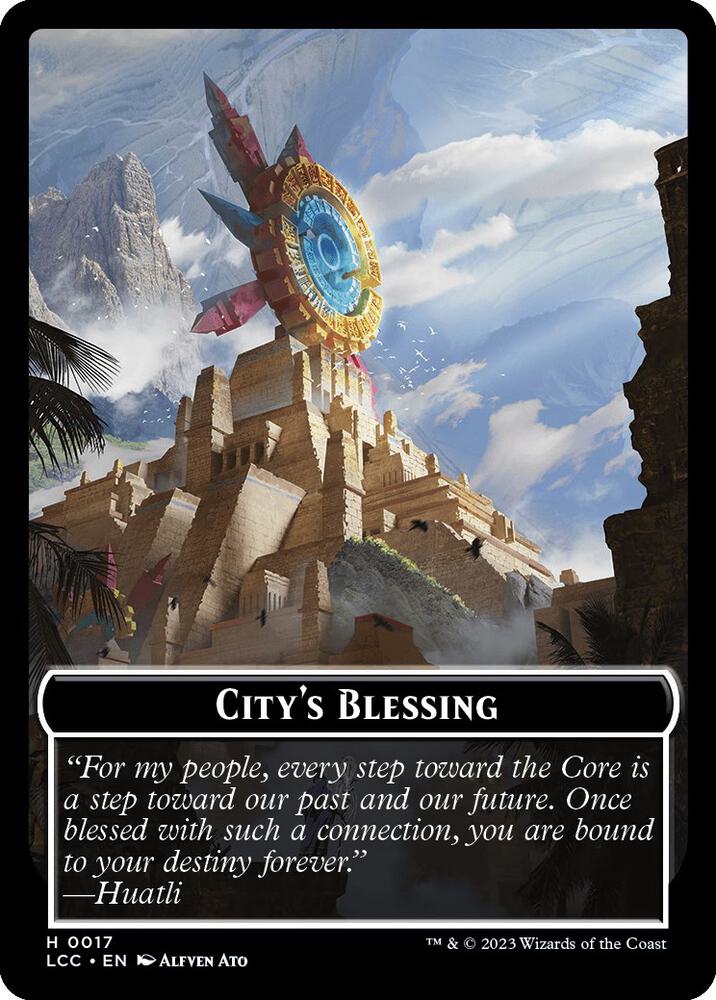 City's Blessing // Vampire (0004) Double-Sided Token