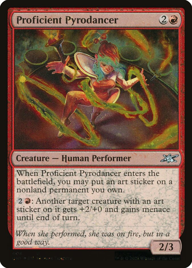 Proficient Pyrodancer (Galaxy Foil)