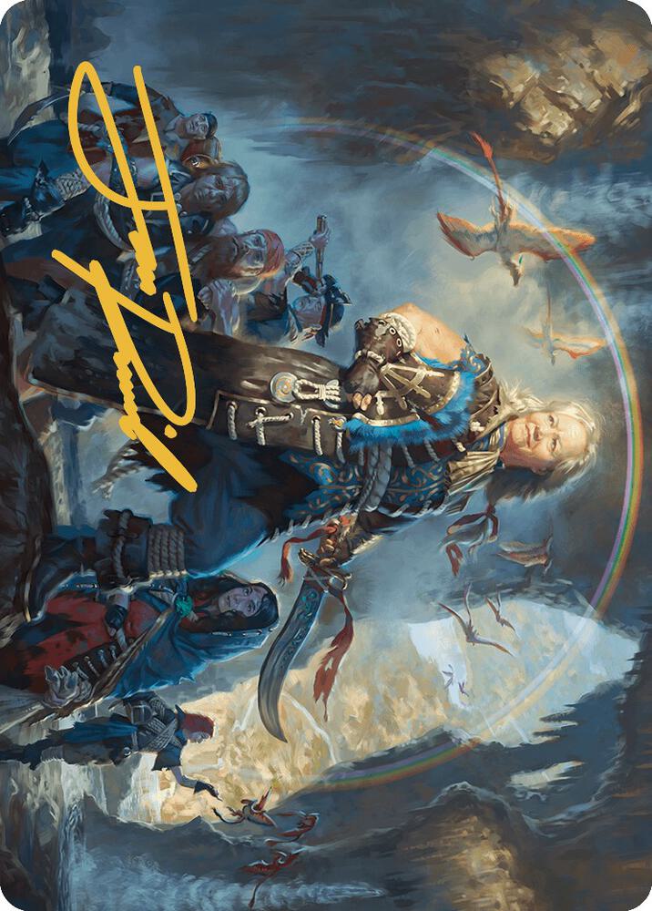 Admiral Brass, Unsinkable Art Card (Gold-Stamped Signature)